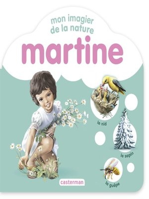 cover image of Mon imagier de la nature Martine